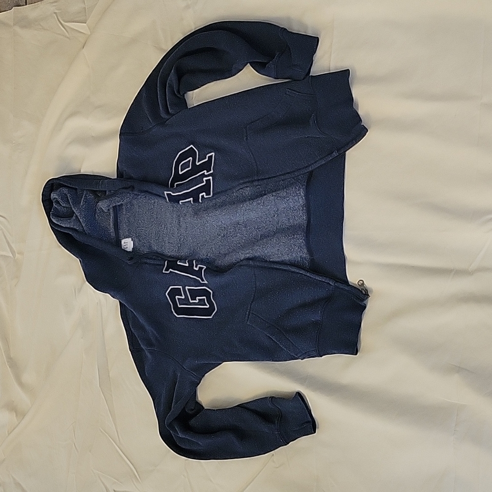 Blue Gap Zip-up Hoodie